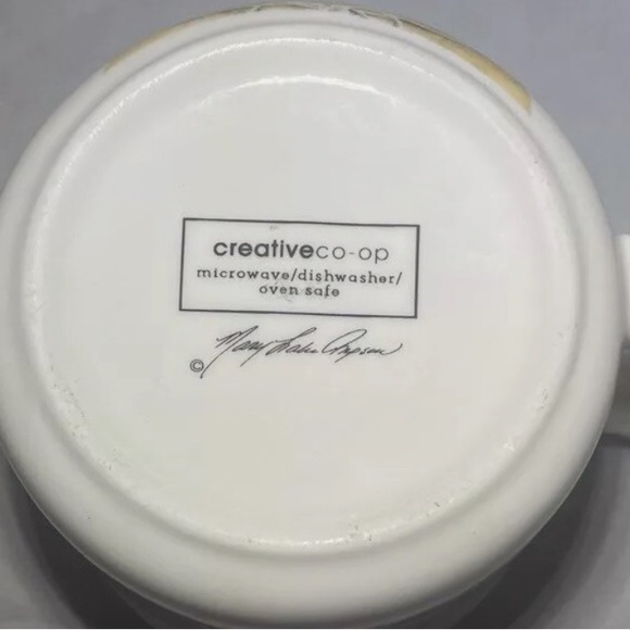 Creative Co-Op Cat Bird Nest Tea Mug Set Mary Lake-Thompson Infuser Dish - Picture 5 of 5